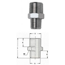 GAV 1222/2 290/2  Переходник М1/8хМ1/4