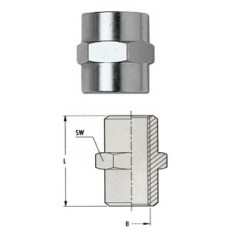 GAV 1225/4 280/8 Переходник цилиндрическая муфта F3/8хF3/8