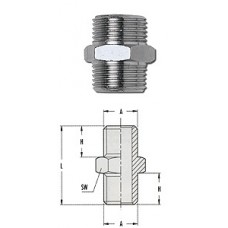 GAV 1221/5 290/10 Переходник М1/2хМ1/2