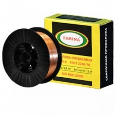 FARINA ER-70S-6 0.8 mm  15 кг Сварочная проволока омедненная