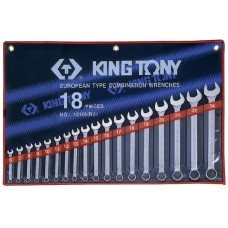 KING TONY 1218MR01 Набор комбинированных ключей