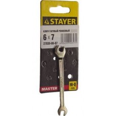 STAYER 27038-06-07 Ключ рожковый